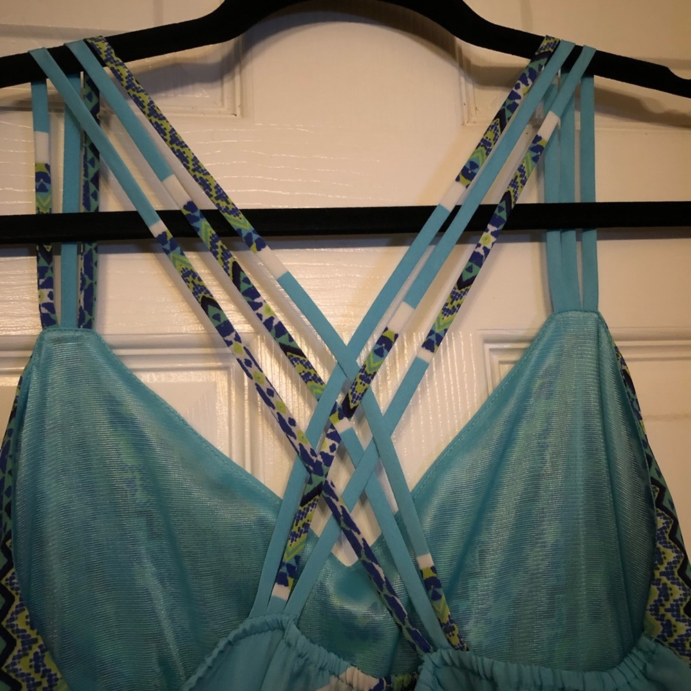 Vanity Sleeveless Crisscross Sundress B14 - Picture 3 of 8